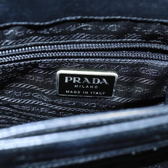 PRADA Tote Bag Canvas Beige Auth ti2434 - Picture 10 of 16